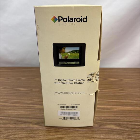 Polaroid Simplicity 7” Photo Frame And Weather Station XSA-00770S - Picture 3 of 6